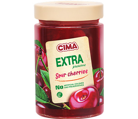 CIMA GEM DE VISINE EXTRA FRUIT 360GR (6BUC/BAX) 3800040800342
