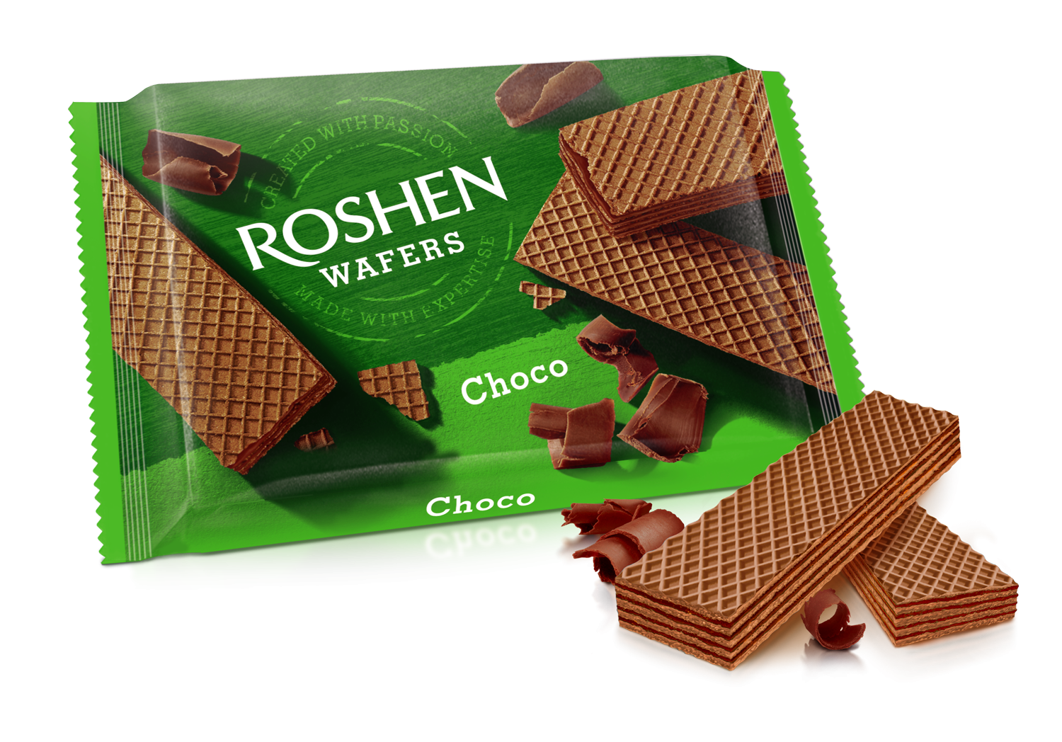 ROSHEN WAFERS CACAO 72 GR 4823077641329