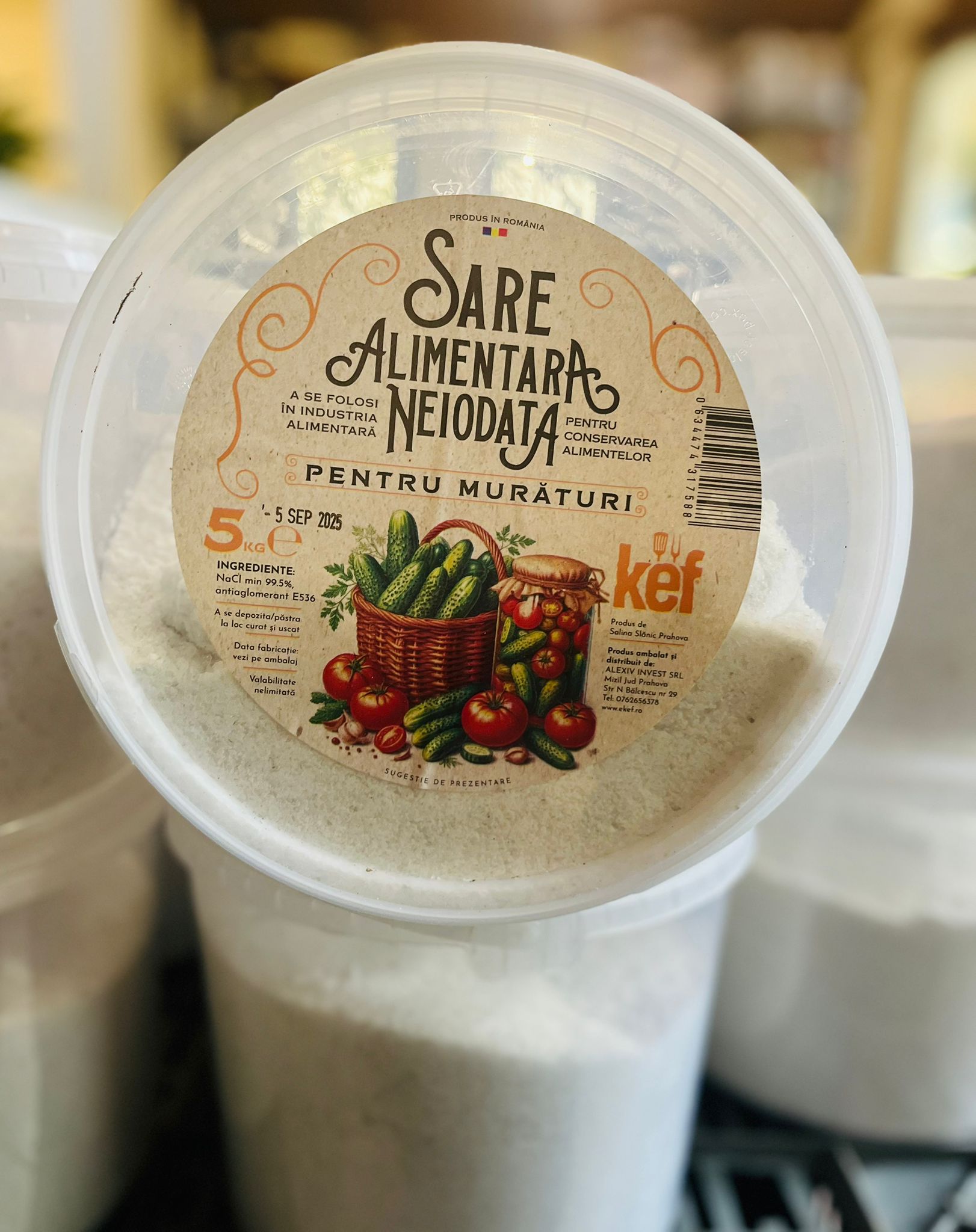 SARE ALIMENTARA NEIODATA GALEATA CU CAPAC 5KG 2568531011134