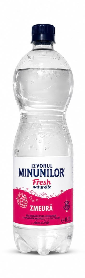 IZVORUL MINUNILOR FRESH NATURELLE ZMEURA 0.5L SGR (12BUC/BAX) 5942207014563