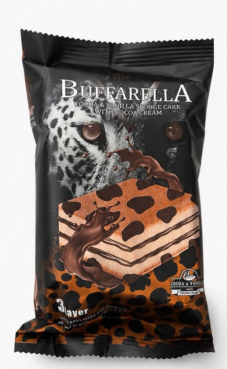 BUFFARELLA CACAO&VANILIE 60GR (24BUC/BAX) 6260406200471