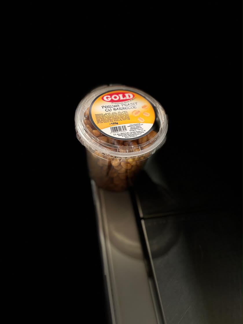 GOLD PORUMB PRAJIT CU BBQ PAHAR 125GR (12BUC/BAX) 6420585007531