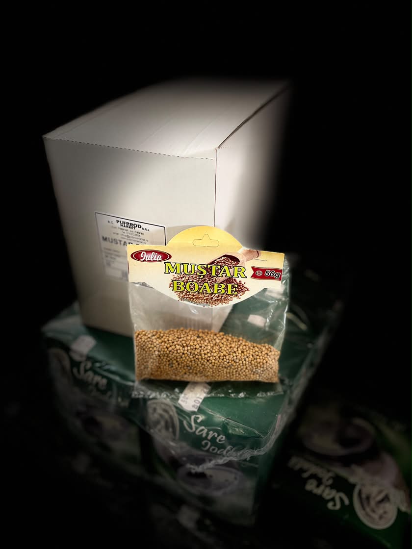 IULIA MUSTAR BOABE 50GR  (30BUC/CUT) 6427619001565