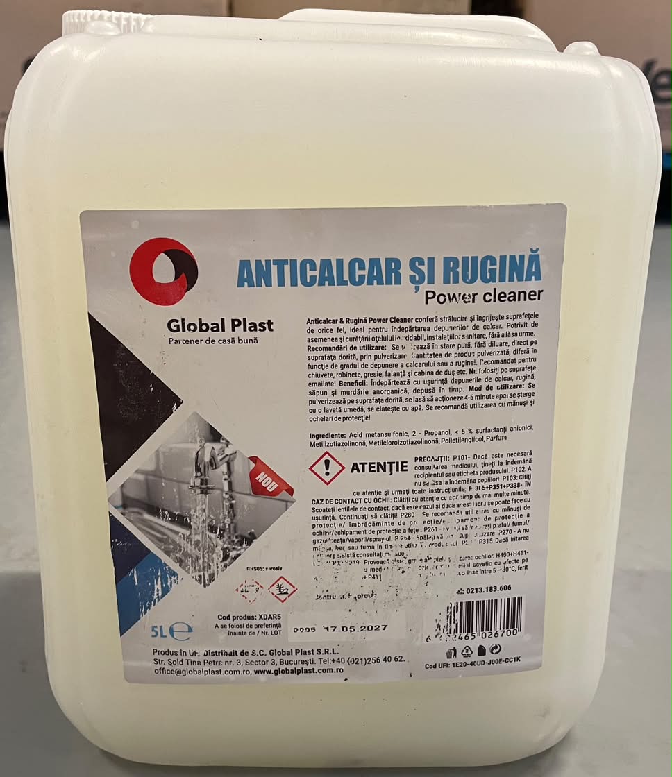 SOLUTIE ANTICALCAR SI RUGINA 5L 6422465026700