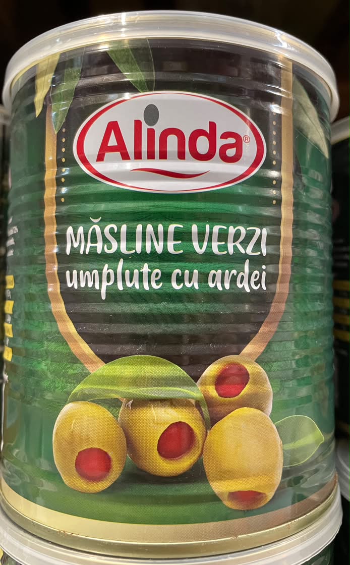 ALINDA  CUTIE VERZI CU PASTA 400GR (12BUC/BAX) 8691577095678