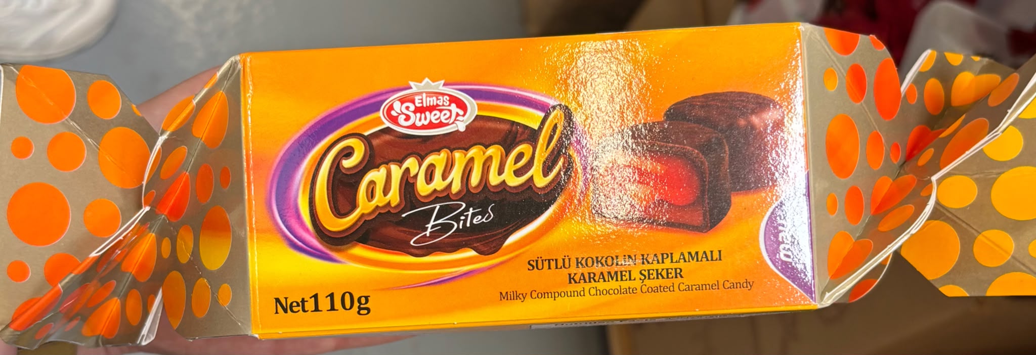 BOMB.CU CARAMEL INVELITE IN CIOC.110GR (24BUC) 8681451319167