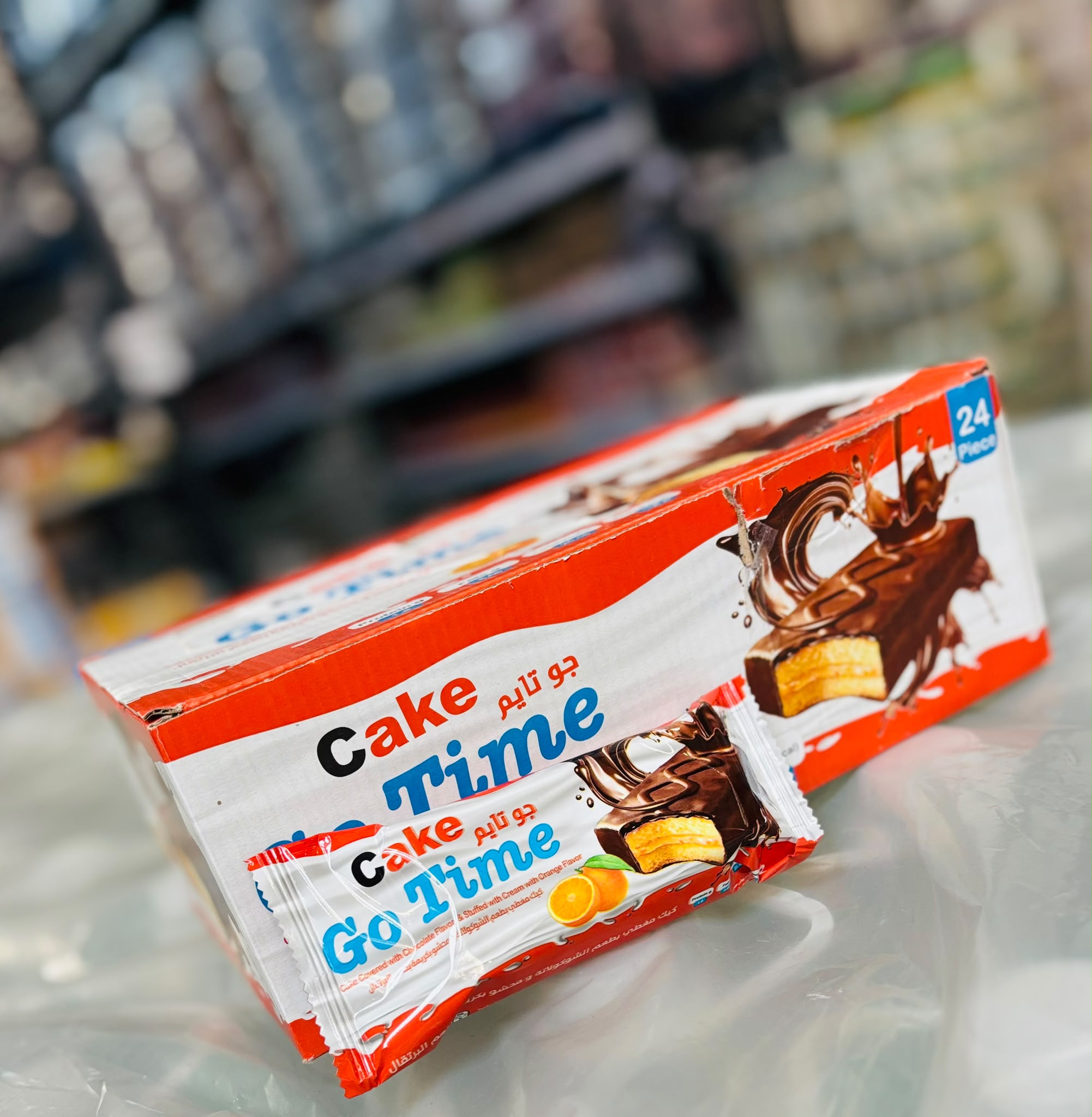 GO TIME CAKE PORTO+GLAZ CIOC 40GR (24BUC) 6224007731048