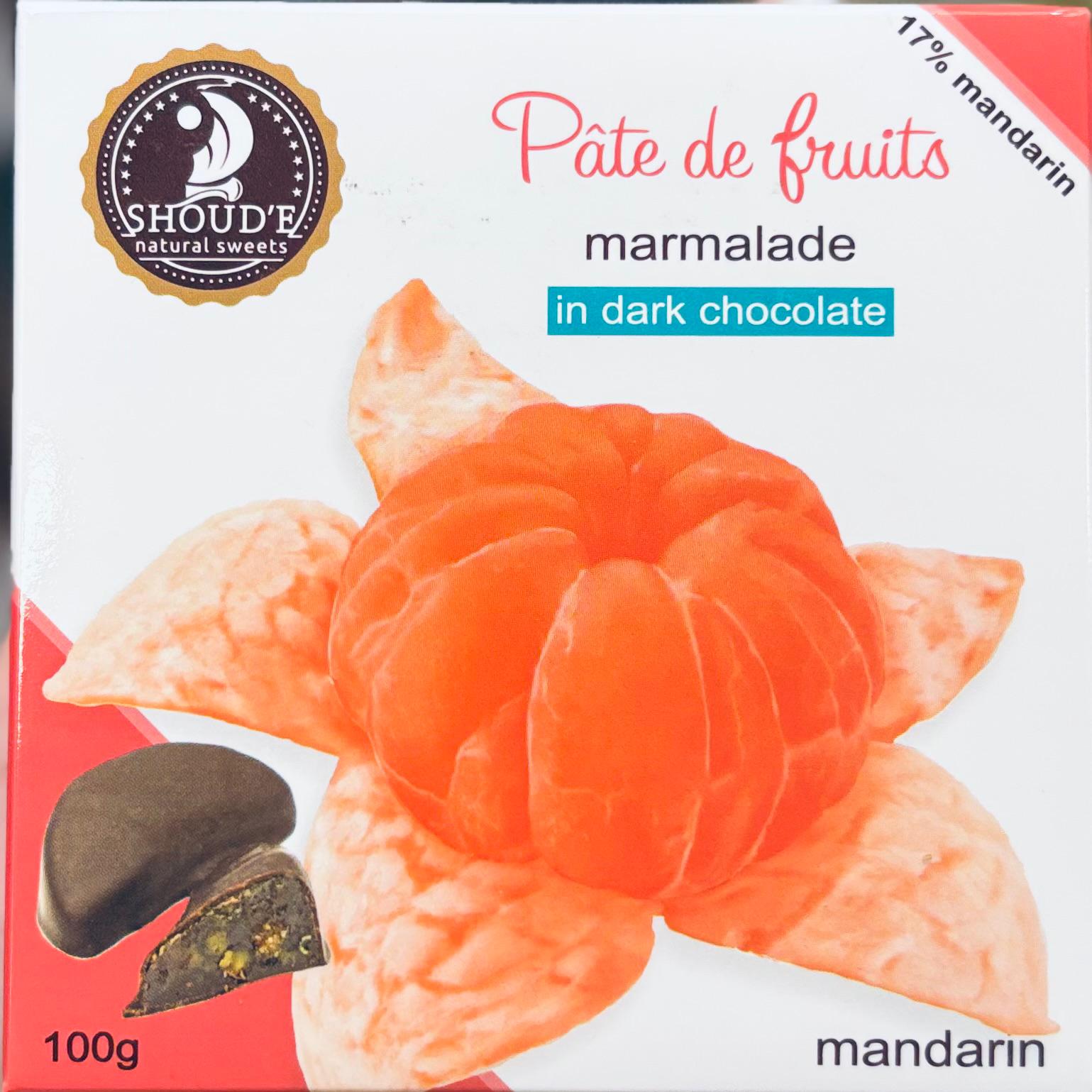 PATE DE FRUITS JELEU CIOCO.MANDARINA 100GR 4820230690330