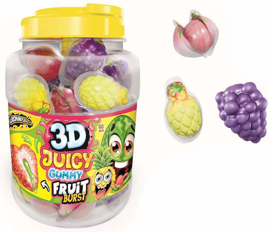 JOHNY BEE JELLY 3D JUICY FRUIT 18GR (60BUC/CUT) 5904917031803