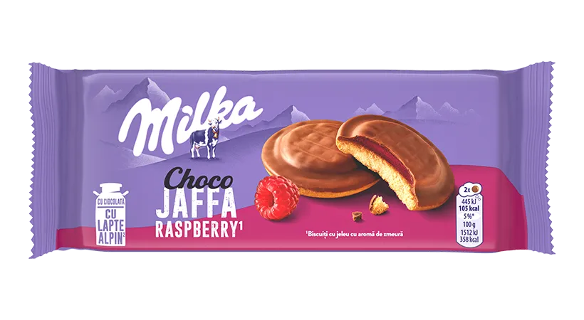 MILKA JAFFA ZMEURA 147g (24buc) 7622300434373