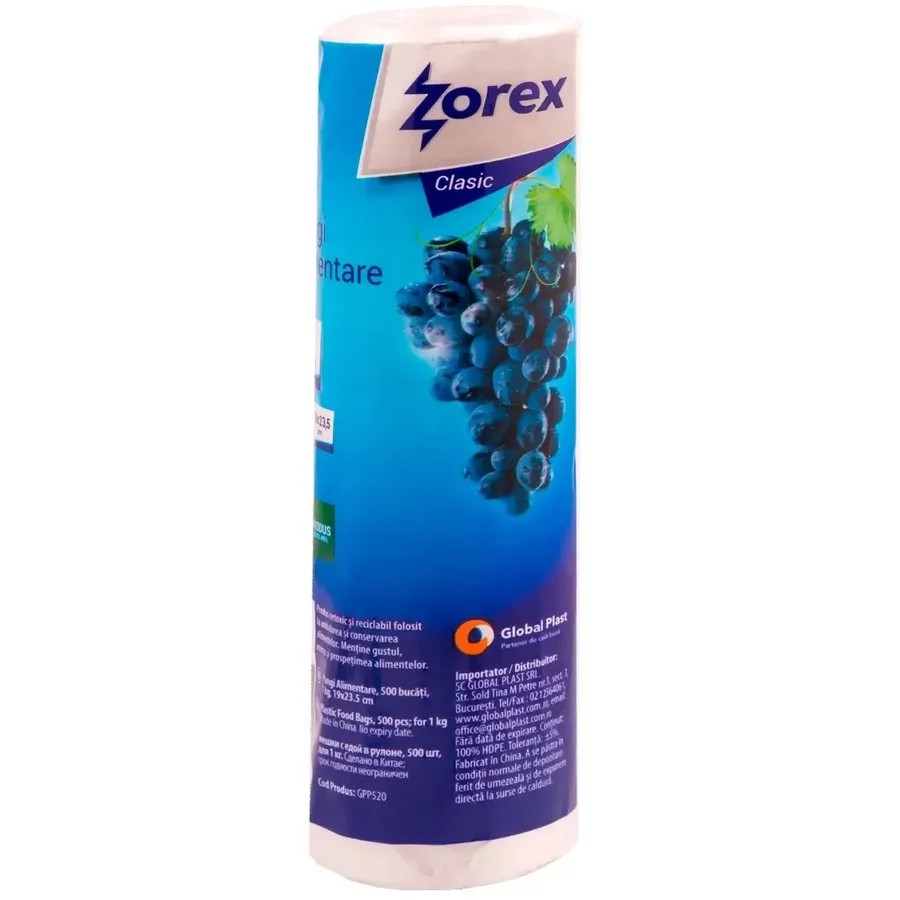 ZOREX CLASIC PUNGI ALIMENTARE  1KG (200BUC/ROLA) 6422465004555